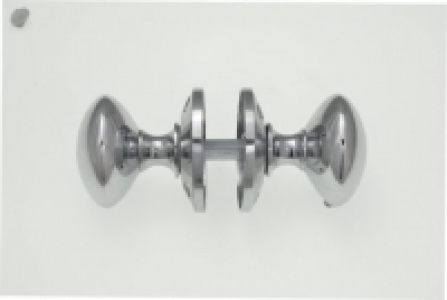 Wickes Victorian Mortice Door Knobs - Chrome 1 Pair