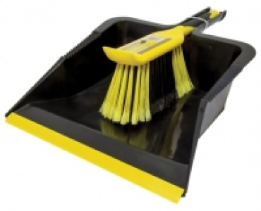 Wickes  Heavy Duty Dustpan & Brush Set