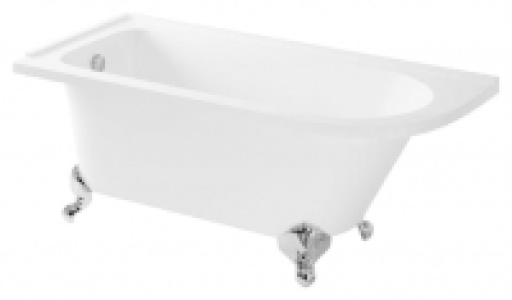 Wickes Acrylic Traditional Left Hand Freestanding Roll Top S