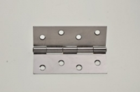 Wickes  Wickes Butt Hinge - Chrome Steel 102mm Pack of 3