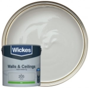 Wickes Nickel - No.205 Vinyl Silk Emulsion Paint - 2.5L £9.00