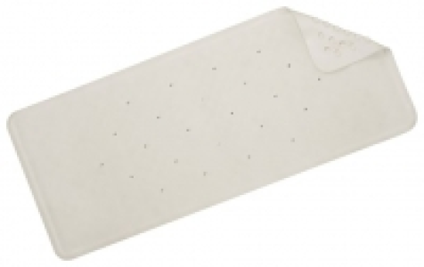 Wickes  Croydex Secure Grip White Rubber Bath Mat - 740 x 340mm