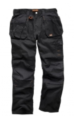 Wickes  Scruffs Worker Plus Trouser Black - 34W 31L