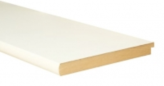 Wickes Bullnose Primed MDF Window Board - 22mm x 219mm x 150