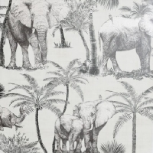 Artistick Elephant Grove Charcoal Self Adhesive Wallpaper -  £20.00
