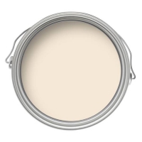 Homebase Crown Crown Breatheasy Ivory Cream - Silk Emulsion Paint - 2.5L