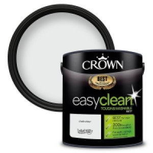 Crown Easyclean 200 Chalky White Matt Paint - 2.5L