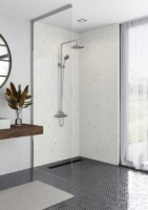 Mermaid Elite Quartzo Bianco Tongue & Groove Single Shower P