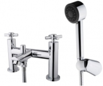 Wickes  Wickes Trivor Chrome Bath Shower Mixer Tap