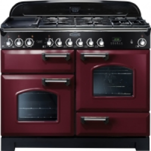 Wickes  Rangemaster Classic Deluxe 110cm Dual Fuel Range Cooker - Cr