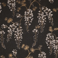 Wickes  Arthouse Wisteria Floral Black & Gold Wallpaper 10.05m x 53c