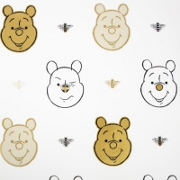 Wickes  Disney Bee Winnie the Pooh Gold Wallpaper 10m
