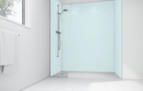 Mermaid Mint Matt Acrylic Single Shower Panel 2440mm x 900mm