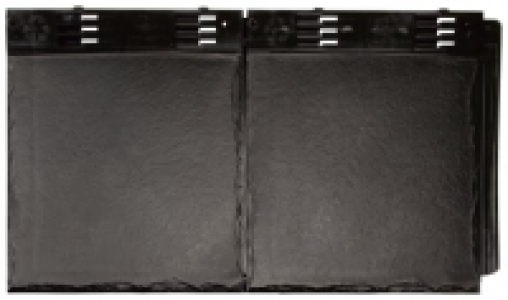 Envirotile Plastic Lightweight Grey Double Tile - 365 x 630