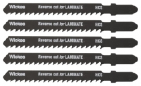 Wickes T-Bar Shank Medium Cut Jigsaw Blade for Laminate - Pa