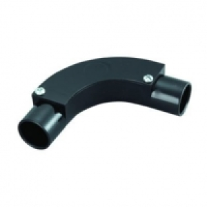 Wickes  Wickes Trunking Inspection Bend - Black 20mm