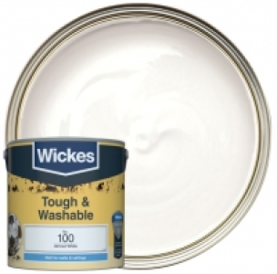 Wickes  Wickes Almost White - No.100 Tough & Washable Matt Emulsion 