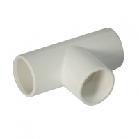 Wickes  FloPlast OS13W Overflow System Equal Tee - White 21.5mm