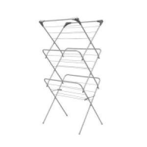 Addis 3 Tier Airer with Hooks - Grey £19.99