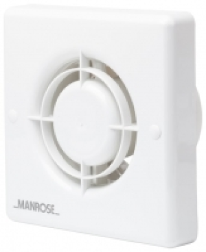 Manrose Bathroom Fan with Timer - White 100mm £17.50