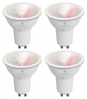 Wickes  4lite WiZ Connected LED SMART GU10 Light Bulbs - White & Col