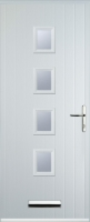 Euramax 4 Square Left Hand White Composite Door - 920 x 2100 £865.00