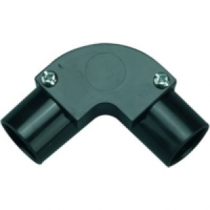 Wickes  Wickes Trunking Inspection Elbow - Black 20mm