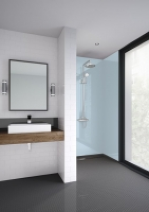 Mermaid Soft Blue Gloss Acrylic 2 Sided Shower Panel Kit - 1 £1,853.00