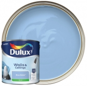 Dulux Silk Emulsion Paint - Blue Babe - 2.5L &pound;14.00