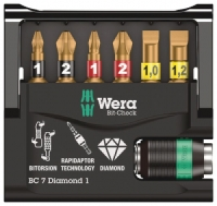 Wera Bit-Check 12 Piece Diamond Screwdriver Bit Set