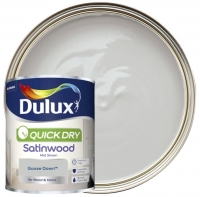 Wickes  Dulux Quick Drying Satinwood Paint - Goose Down - 750ml