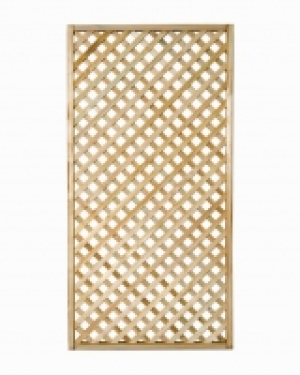 Wickes  Forest Garden Diamond Lattice Trellis - 1800 x 900mm