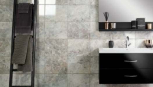 Wickes Avellino Cappuccino Grey Ceramic Wall & Floor Tile -