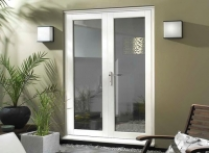 Wickes  Wickes Burman Slimline White French Door - 1490mm