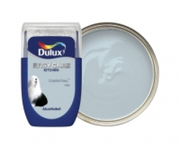 Wickes  Dulux Easycare Kitchen Paint - Coastal Grey Tester Pot - 30m