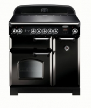 Rangemaster Classic 90cm Induction Range Cooker - Black with