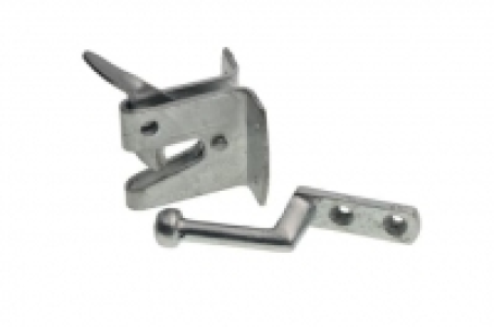 Wickes Heavy Duty Auto Gate Latch Galvanised - 150mm