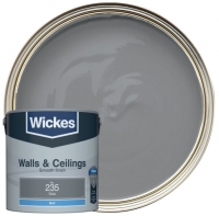 Wickes  Wickes Slate - No.235 Vinyl Matt Emulsion Paint - 2.5L