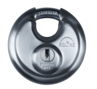 Squire Discus Padlock with Drill Protection & Boron Shackle  £26.00