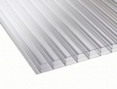 Wickes  16mm Clear Multiwall Polycarbonate Sheet - 6000 x 700mm