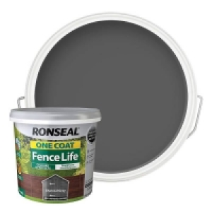 Ronseal One Coat Fence Life Charcoal Grey 5L £12.00