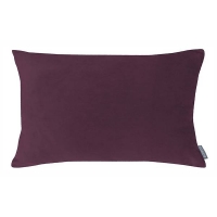 Homebase 30x50cm Country Living Velvet Linen Cushion - 30x50cm - Grape