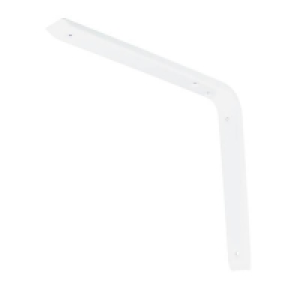 Steel Reinforced Bracket - White - 300x250mm