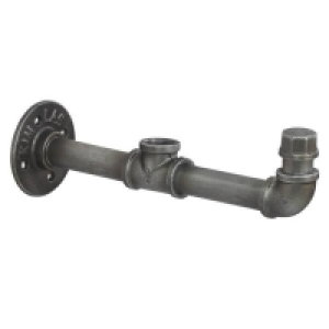 Industrial Screw Top Pipe Bracket Gun Metal