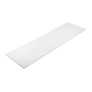 Homebase Particle Board & Melamine Shelf White 1200x16x350mm