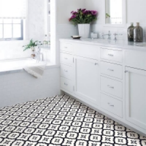 Vinyl FloorPops Peel and Stick Self Adhesive Floor Tiles - Comet