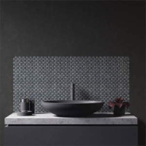 Glass HoM Black Jewel Mosaic Tile - 300 x 300mm