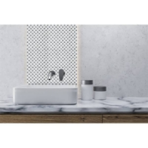 Glass HoM White Jewel Mosaic Tile - 300 x 300mm