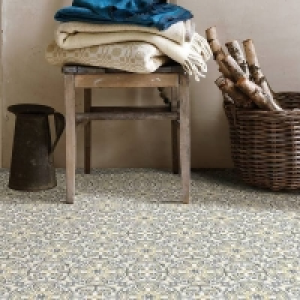 Vinyl FloorPops Peel and Stick Floor Tiles - Antico