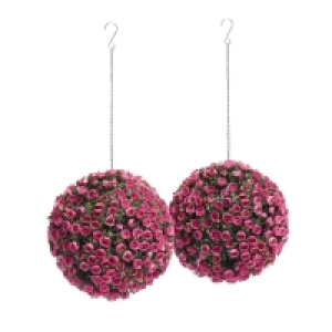 Jardin: Medium Rose Ball 2 Pack £19.99